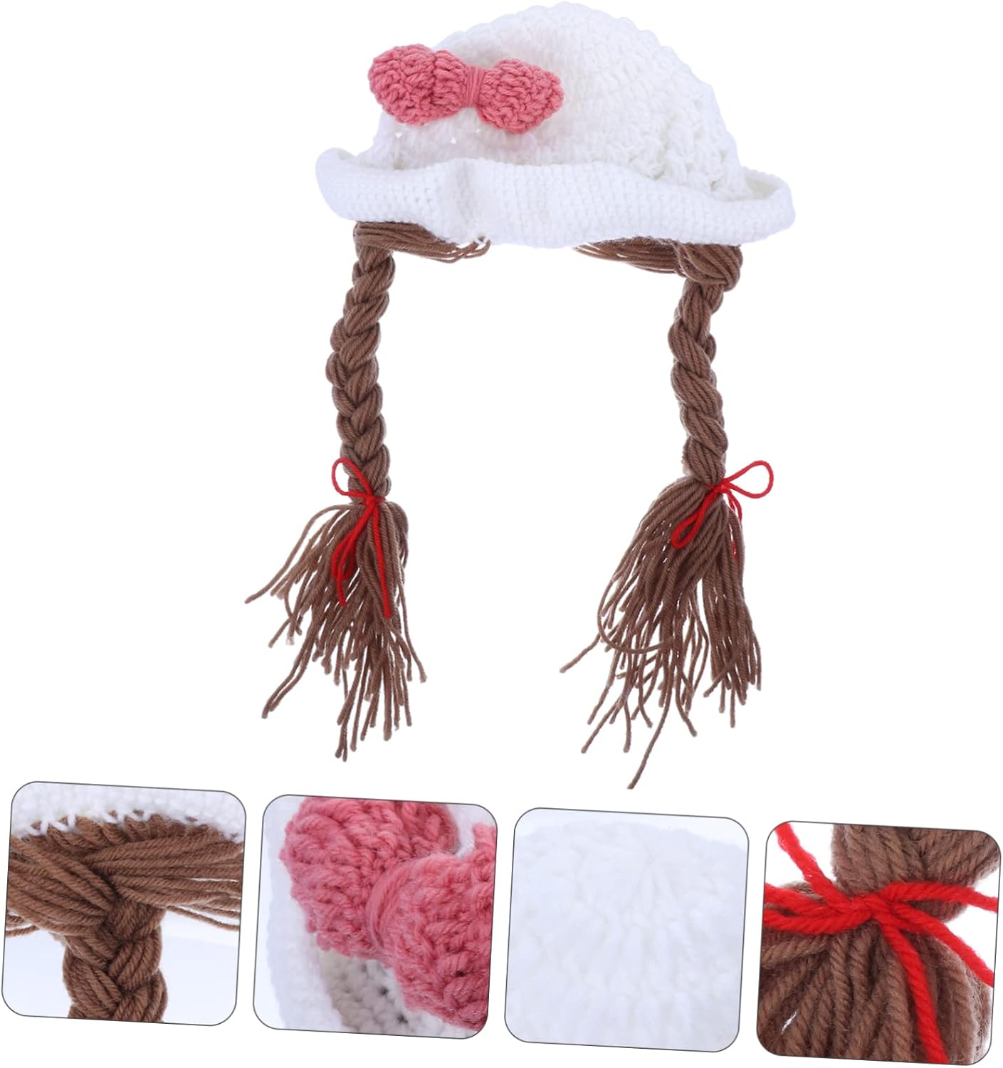 Braided Knitted Cap for Boys and Girls