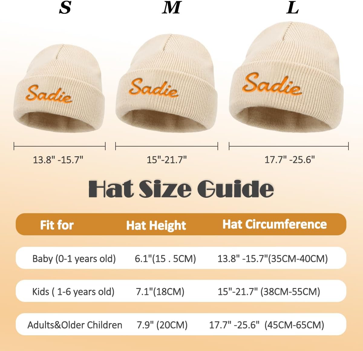 Personalized Toddler Beanie Hat