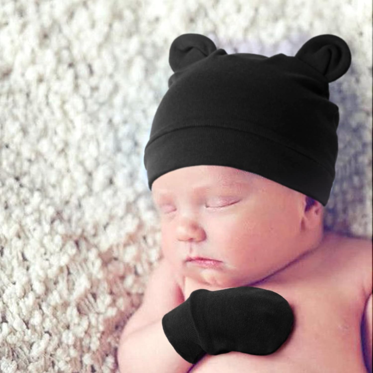 Premium Soft Cotton Baby Beanie for Newborns