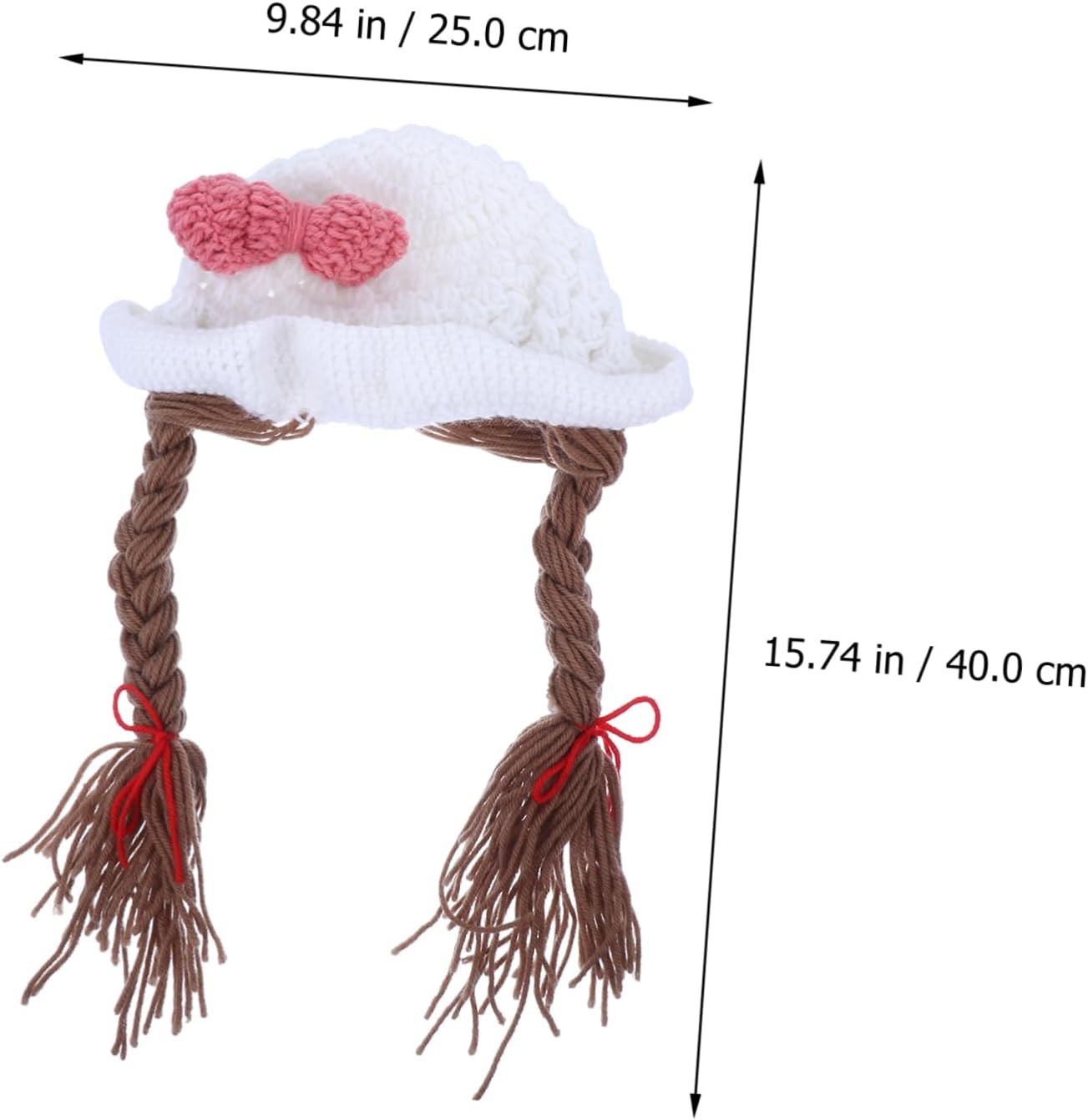 Braided Knitted Cap for Boys and Girls