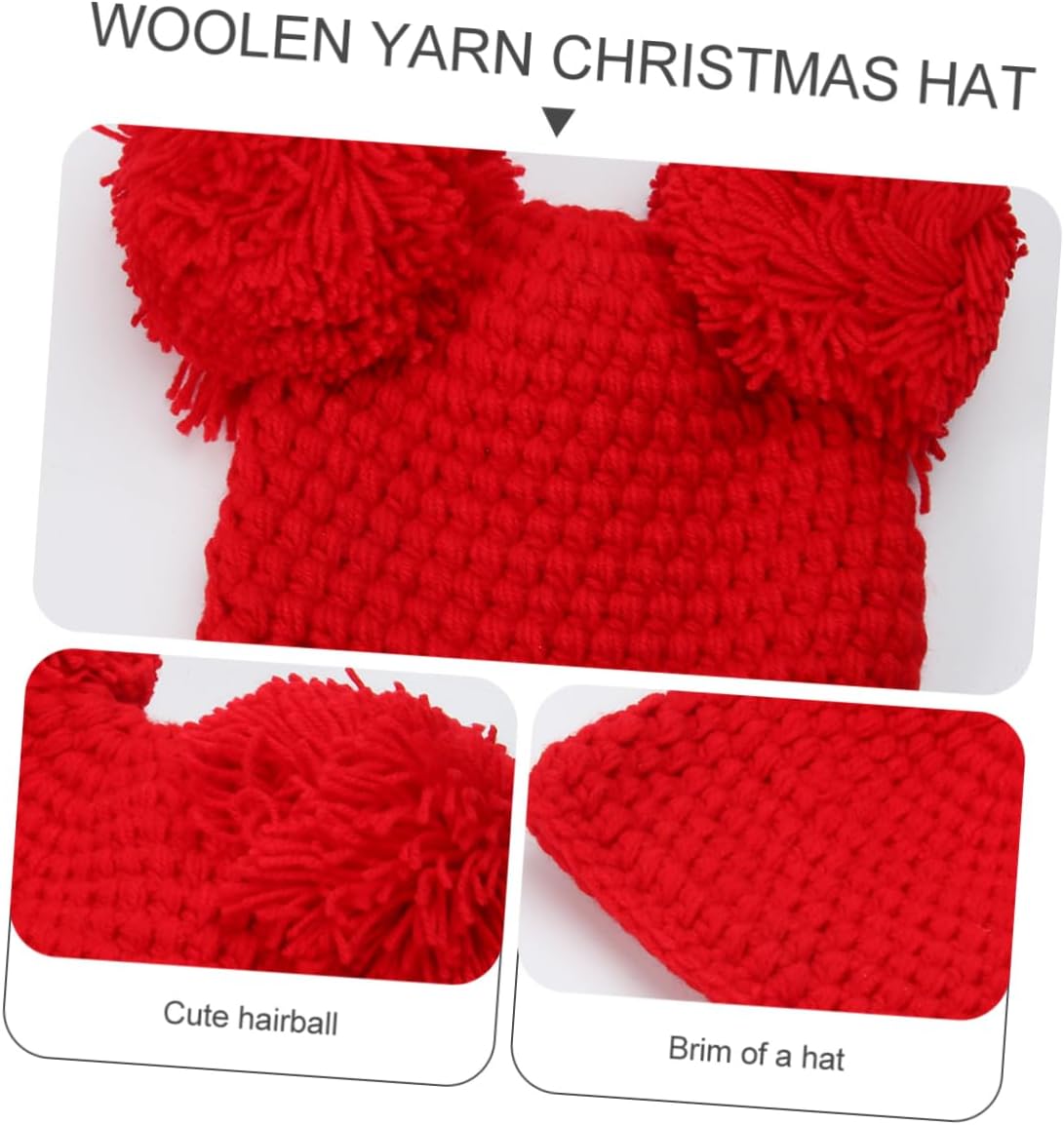 Winter Warm Christmas Hat for Boys - Red