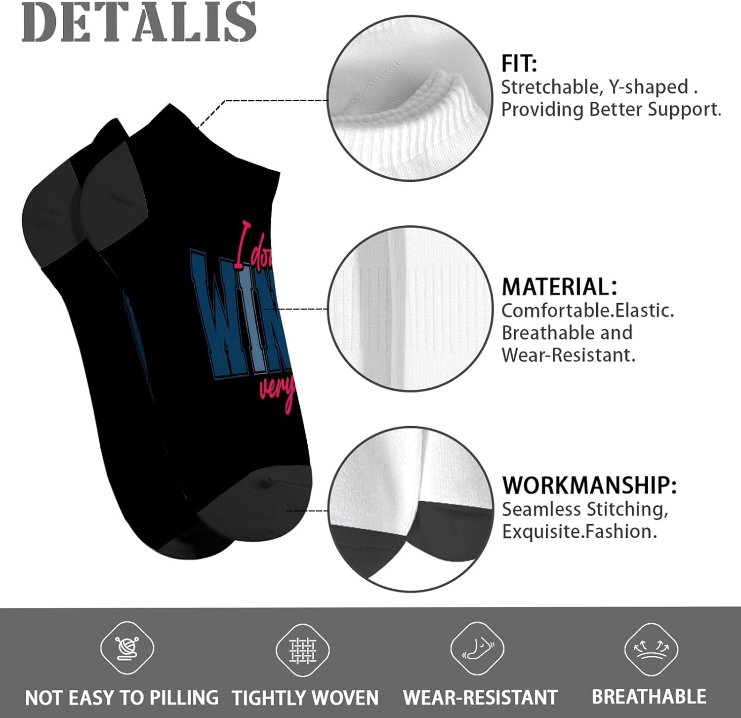 Cute Funny Ankle Socks for Boys