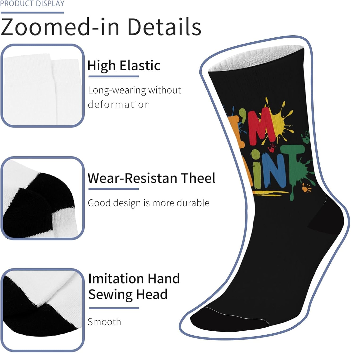 Cute and Creative Boys Valentines Day Socks