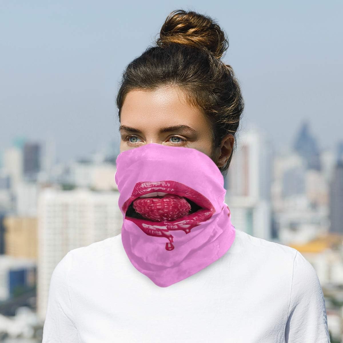 Stylish UV-protecting headband scarf