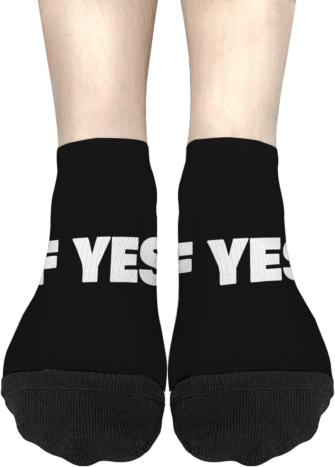 F YesMens Crew Sock for Boys Long Knee High Sock Whimsical Design