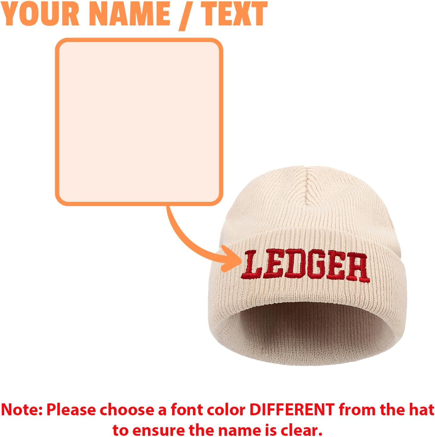 Rucekia Custom Name Baby Hats