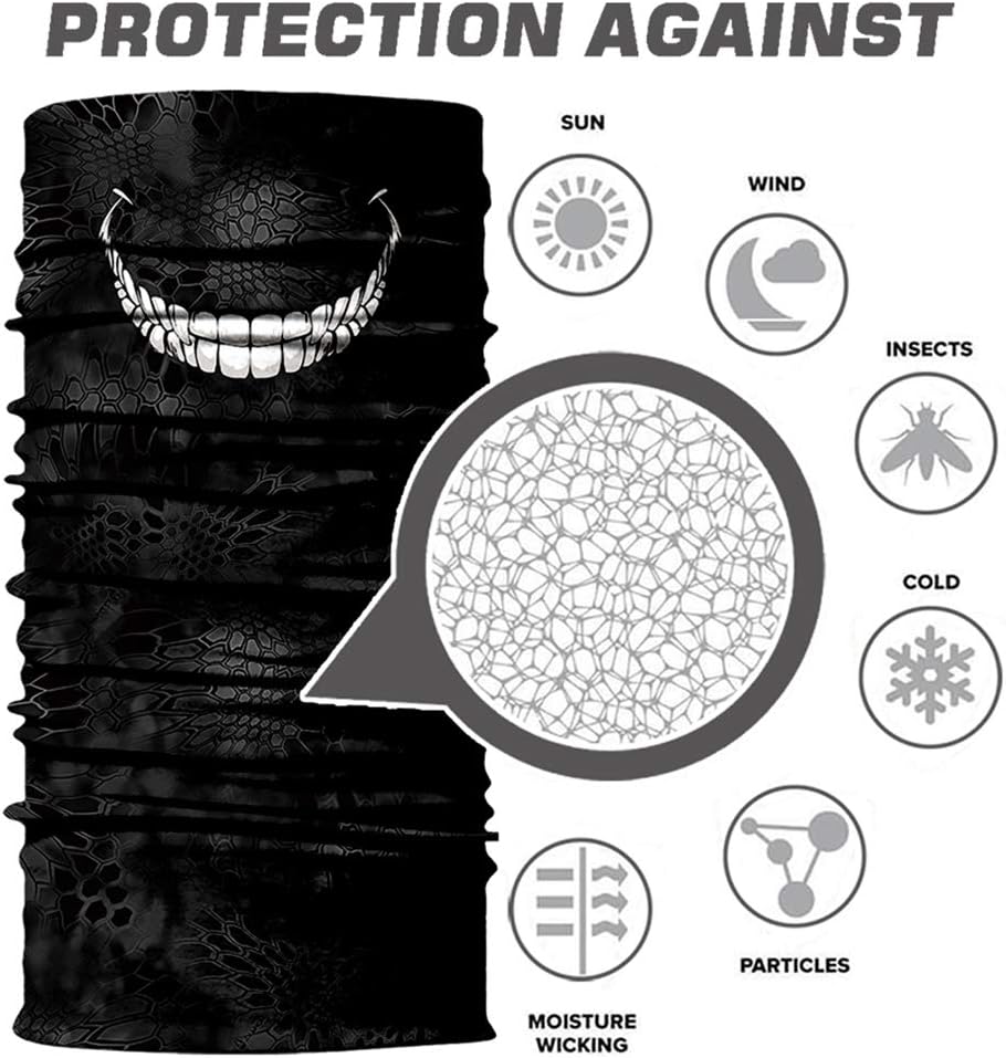 Durable UV-Protecting Face Mask Scarf for Men Wind Sand Sun Blocking
