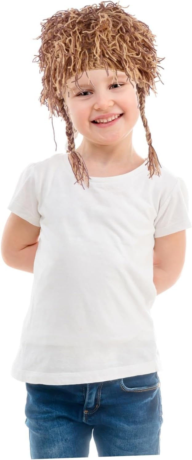 Knitted and Fashionable Lion Headdress for Toddlers