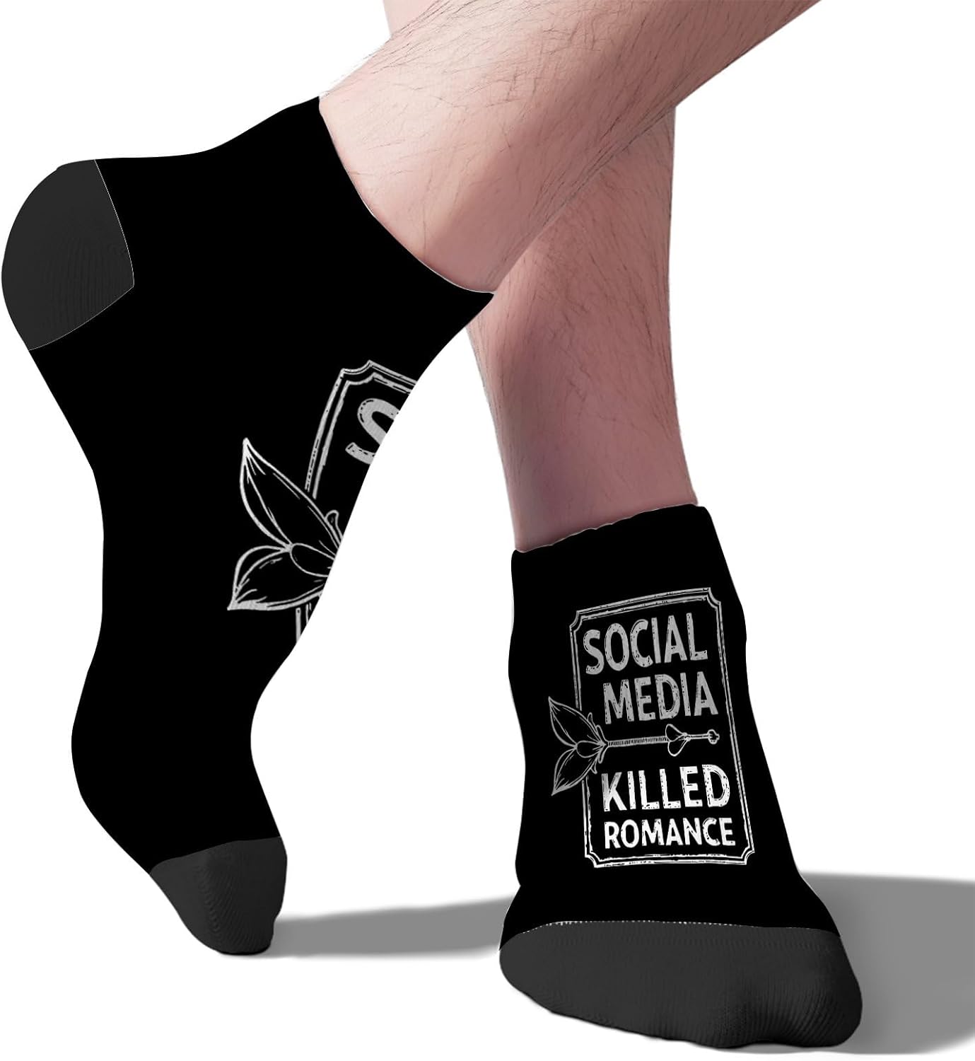 Fun Ankle Socks for Men - Cute Quirky and Comfortable