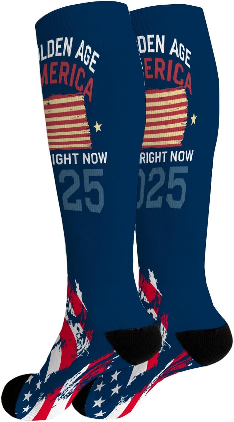 The Golden Ages Of America Begins Right Now 2025 Socks