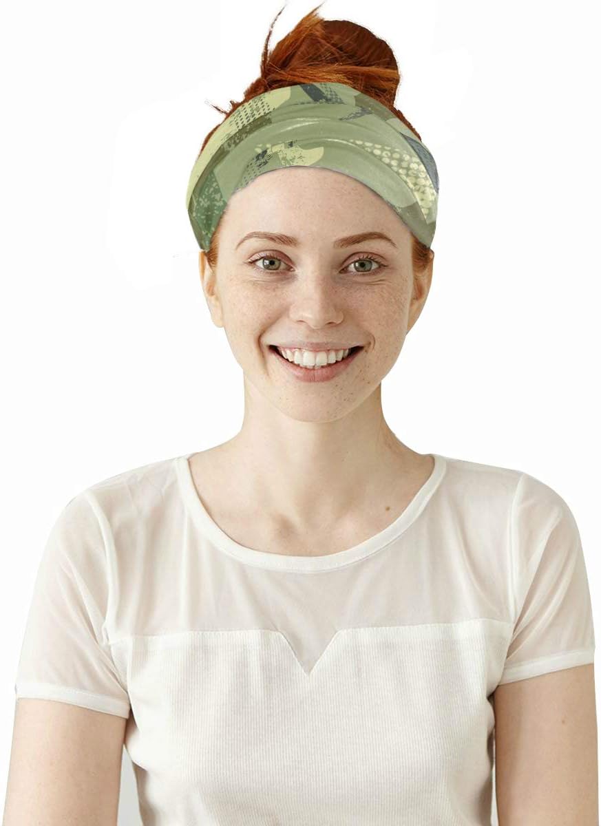 UV Protection Face Cover Novelty Camouflage Bandana for Adults Kids