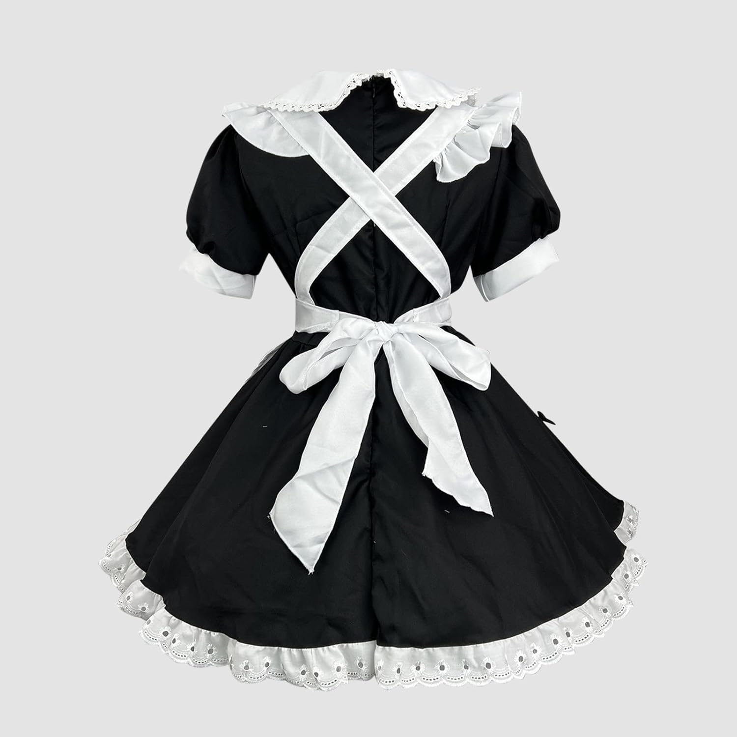 Exclusive Anime Halloween Costume maid uniform with apron for Women