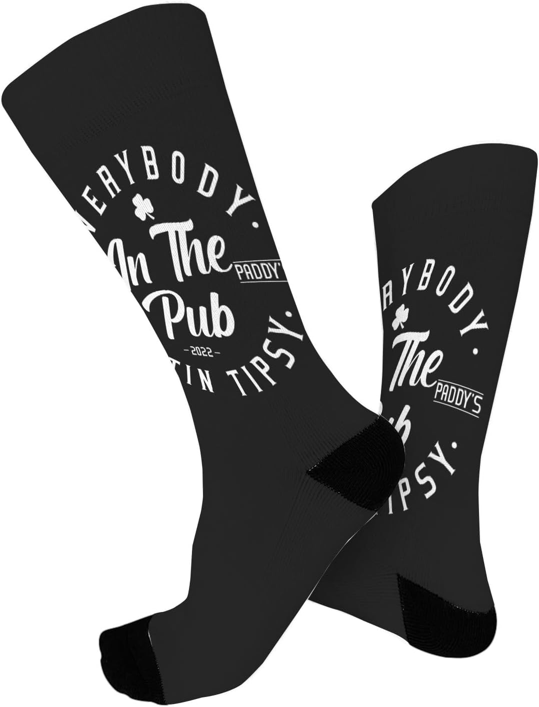St Patricks Day Mens Cute Knee High Socks