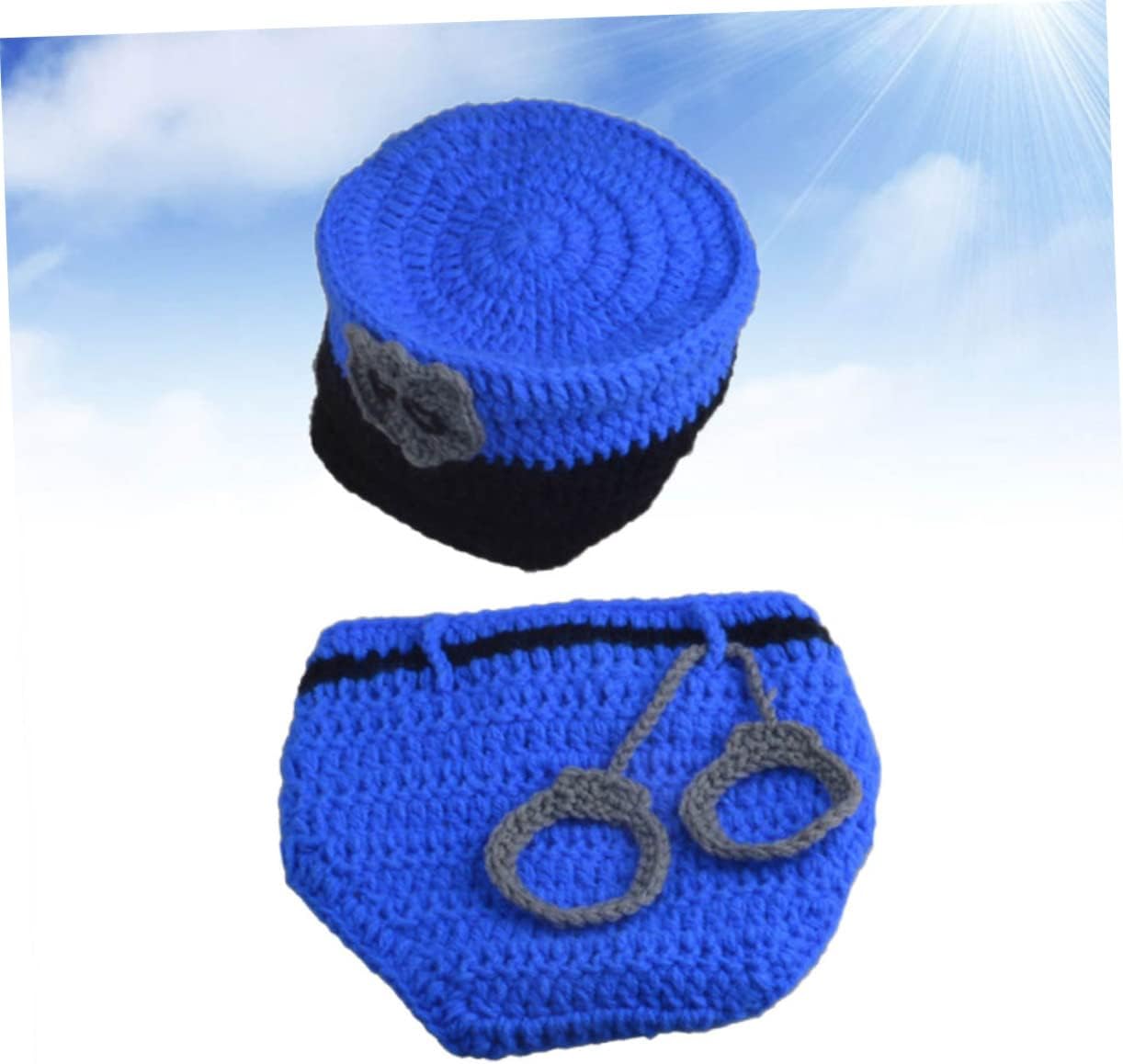 Your Little Hero - Newborn to Boys and Girls Police Hat Photography Set