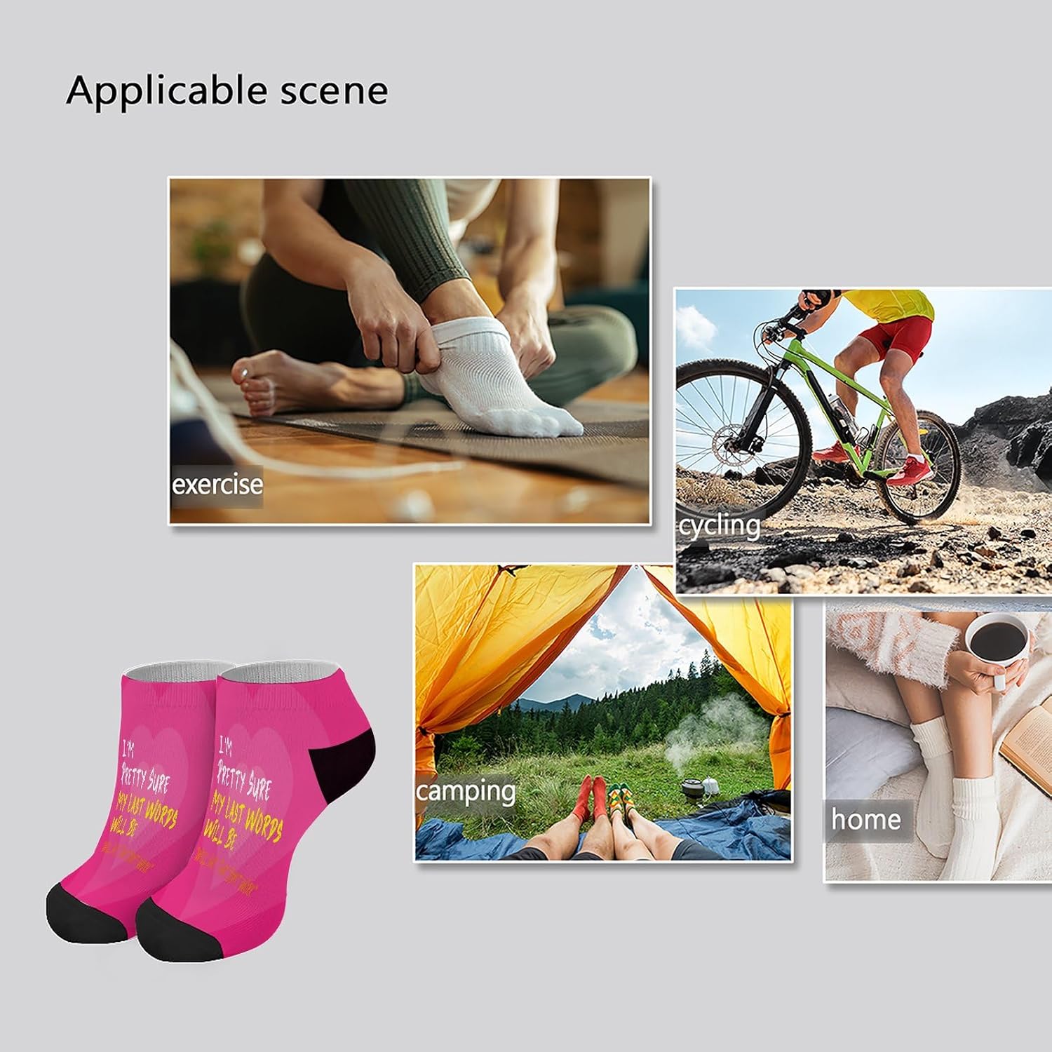 Funny Decision-Making Ankle Socks for Men Stay Warm and Look Sweet