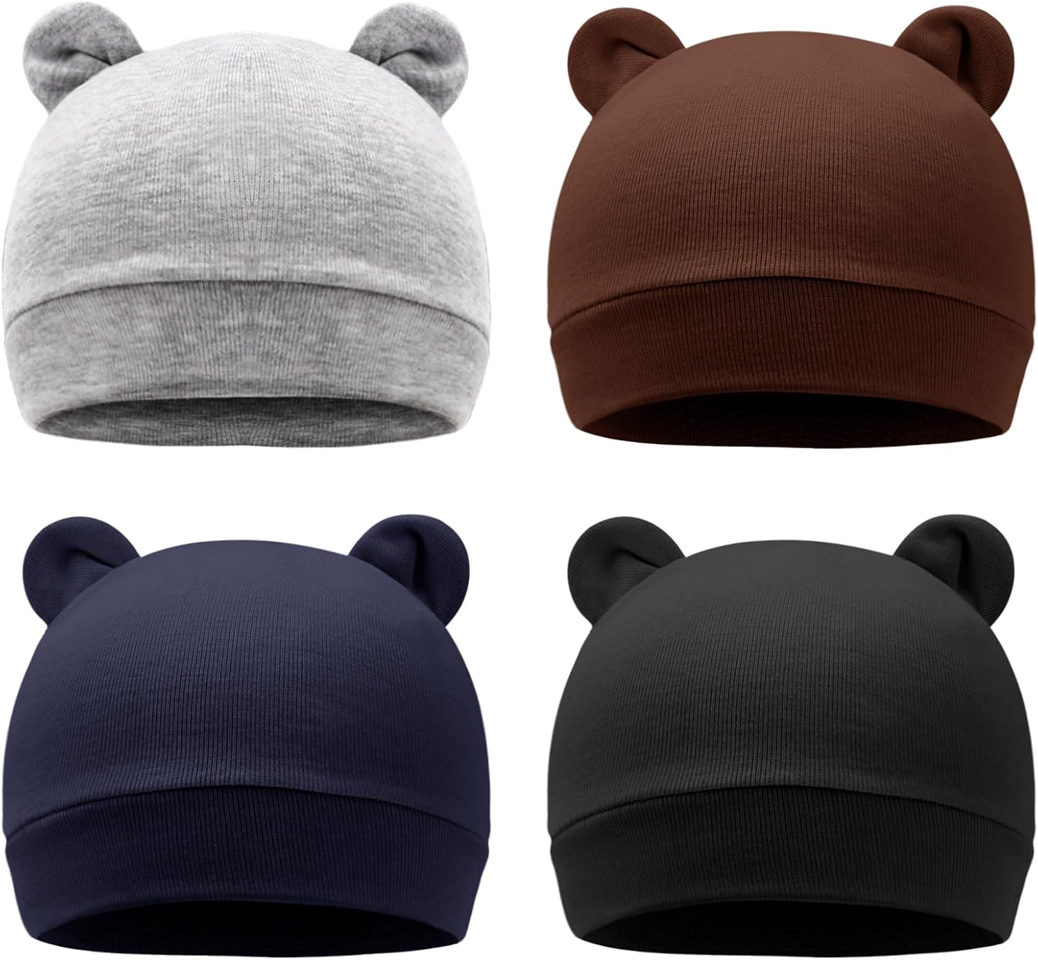 Premium Soft Cotton Baby Beanie for Newborns
