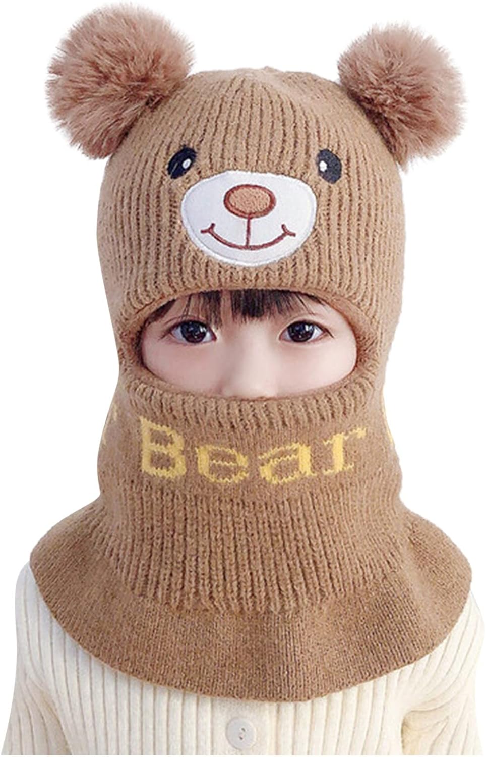 Winter Knitted Hats Scarf Set for Kids
