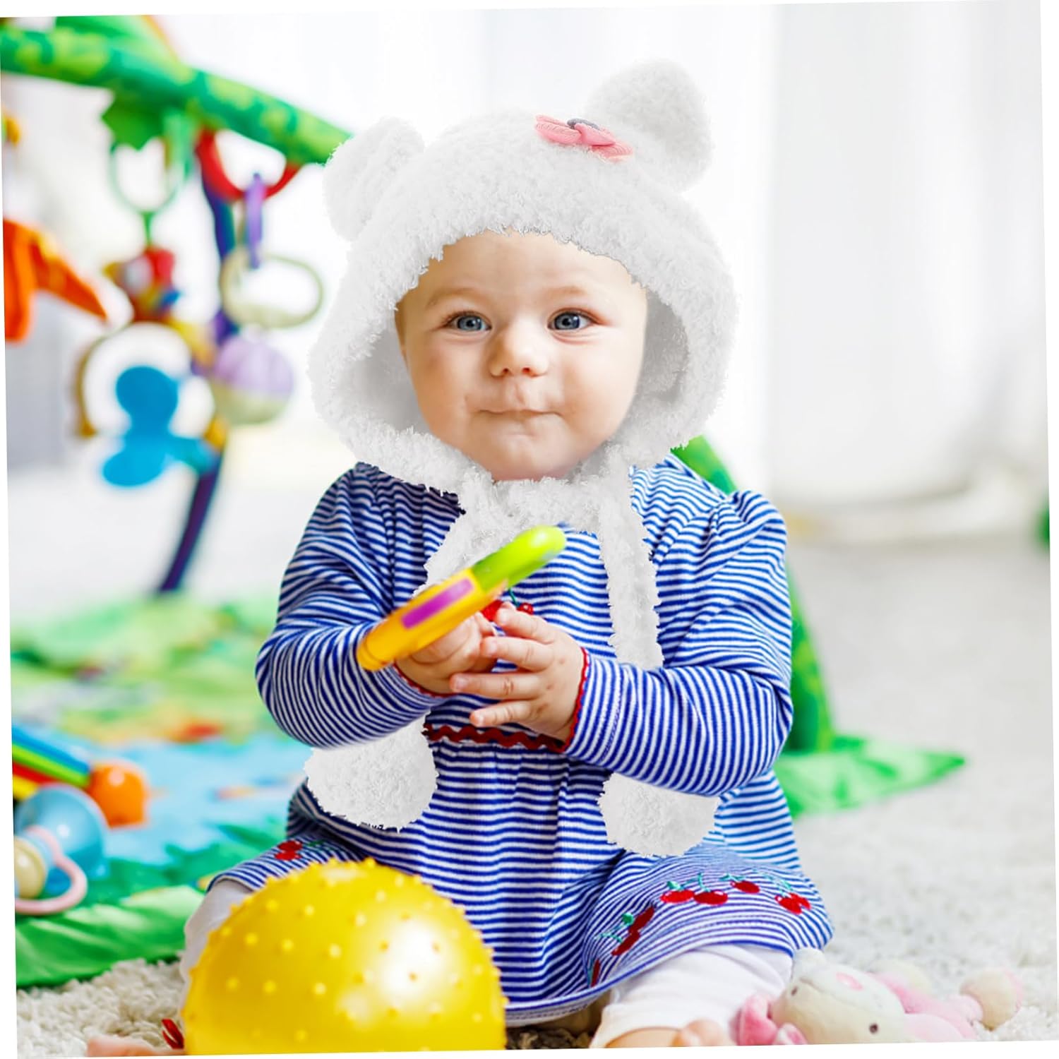 Adorable Baby Skull Cap Warm Winter Hat for Kids