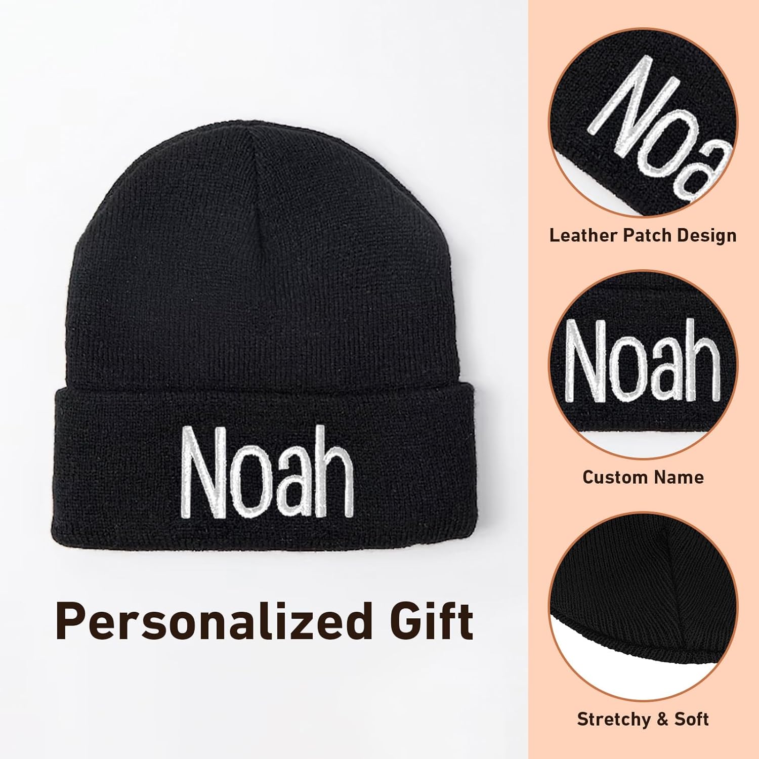 Custom Grey Beanie Hats