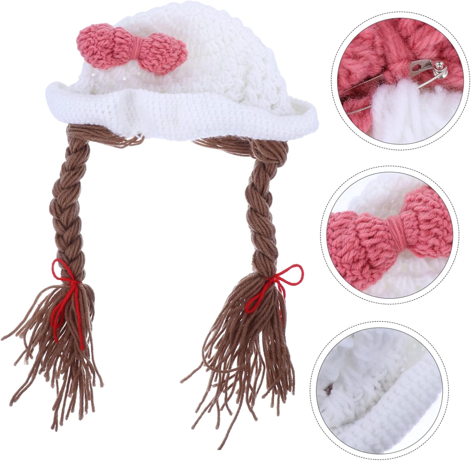 Braided Knitted Cap for Boys and Girls