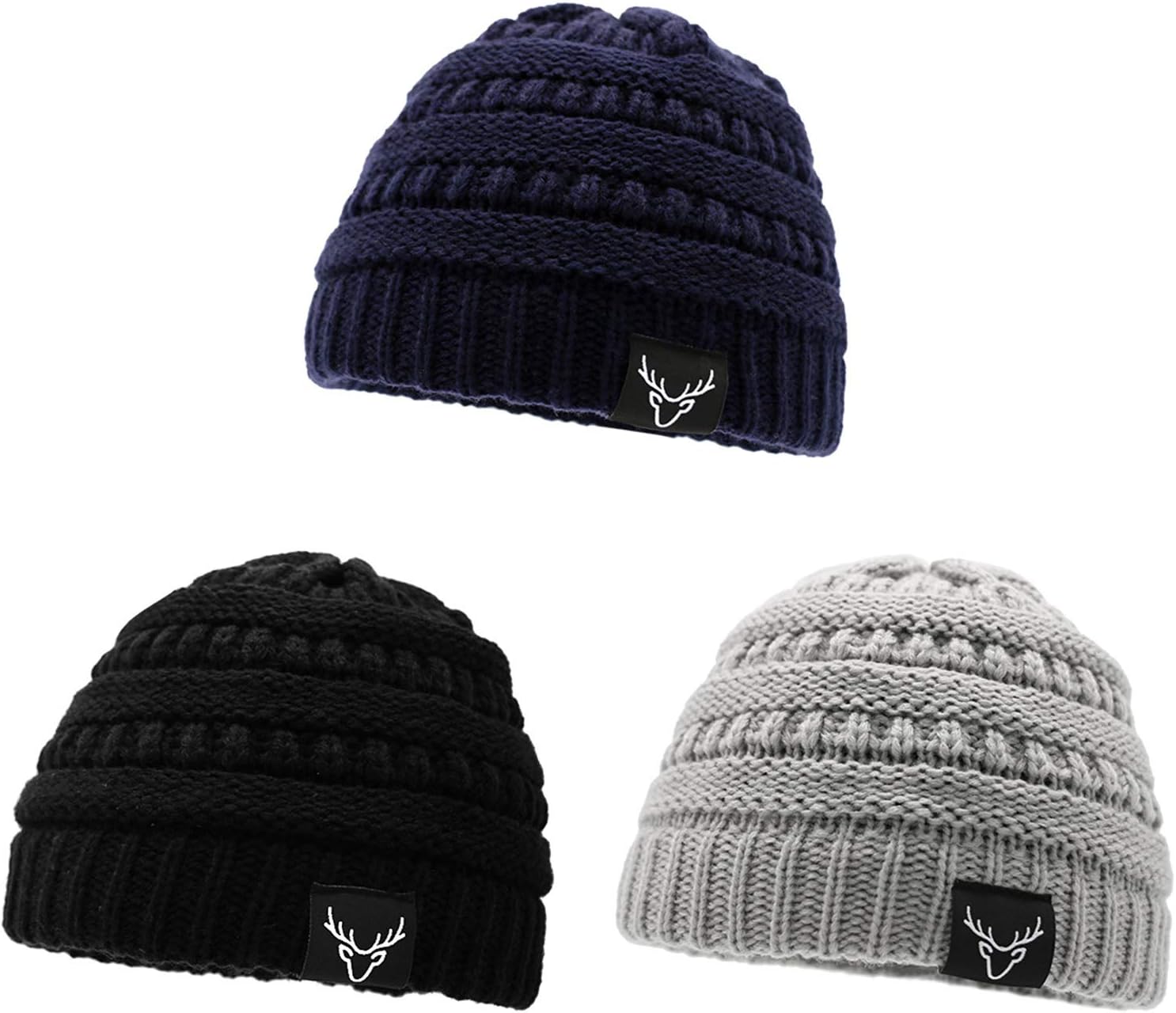 Love-at-First-Sight Knitted Cap for Babies