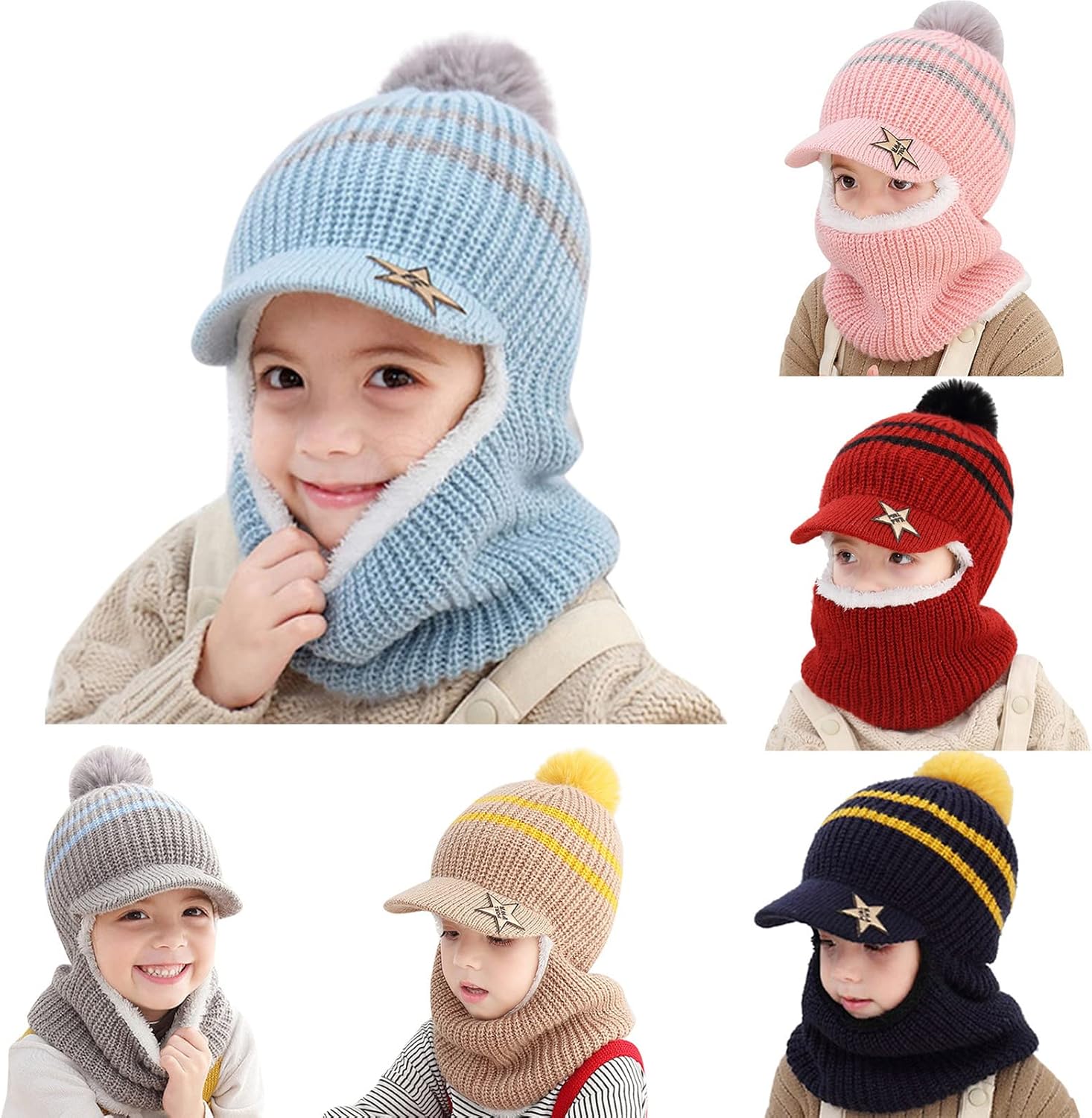 Kids Knitted Winter Hat