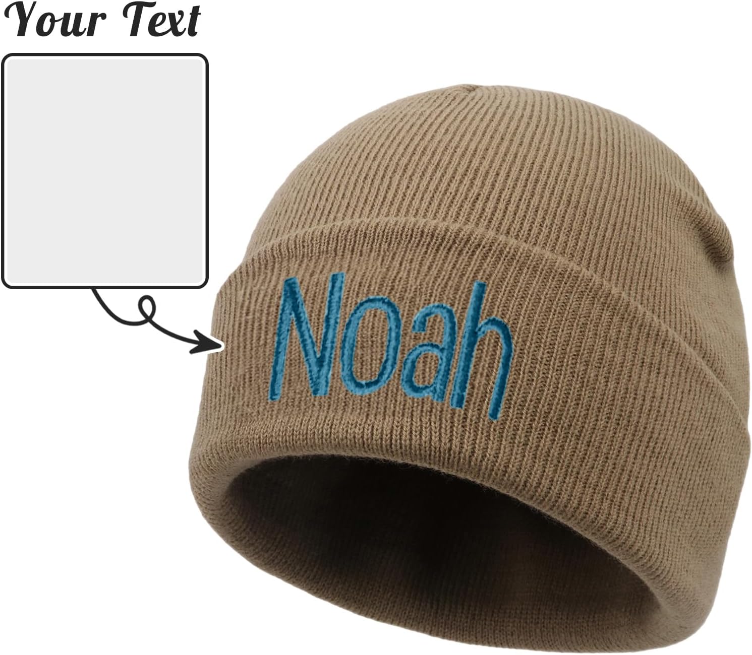 Custom Grey Beanie Hats
