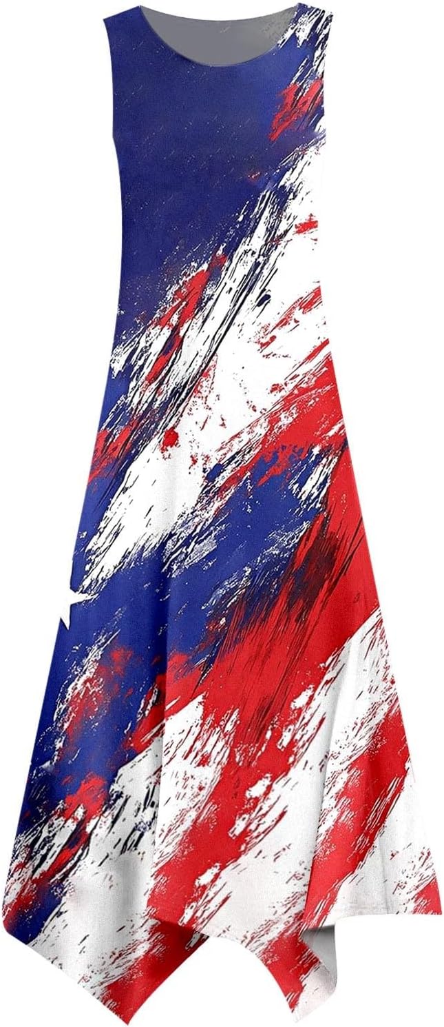 4th of July Patriotic Tank Top for Women