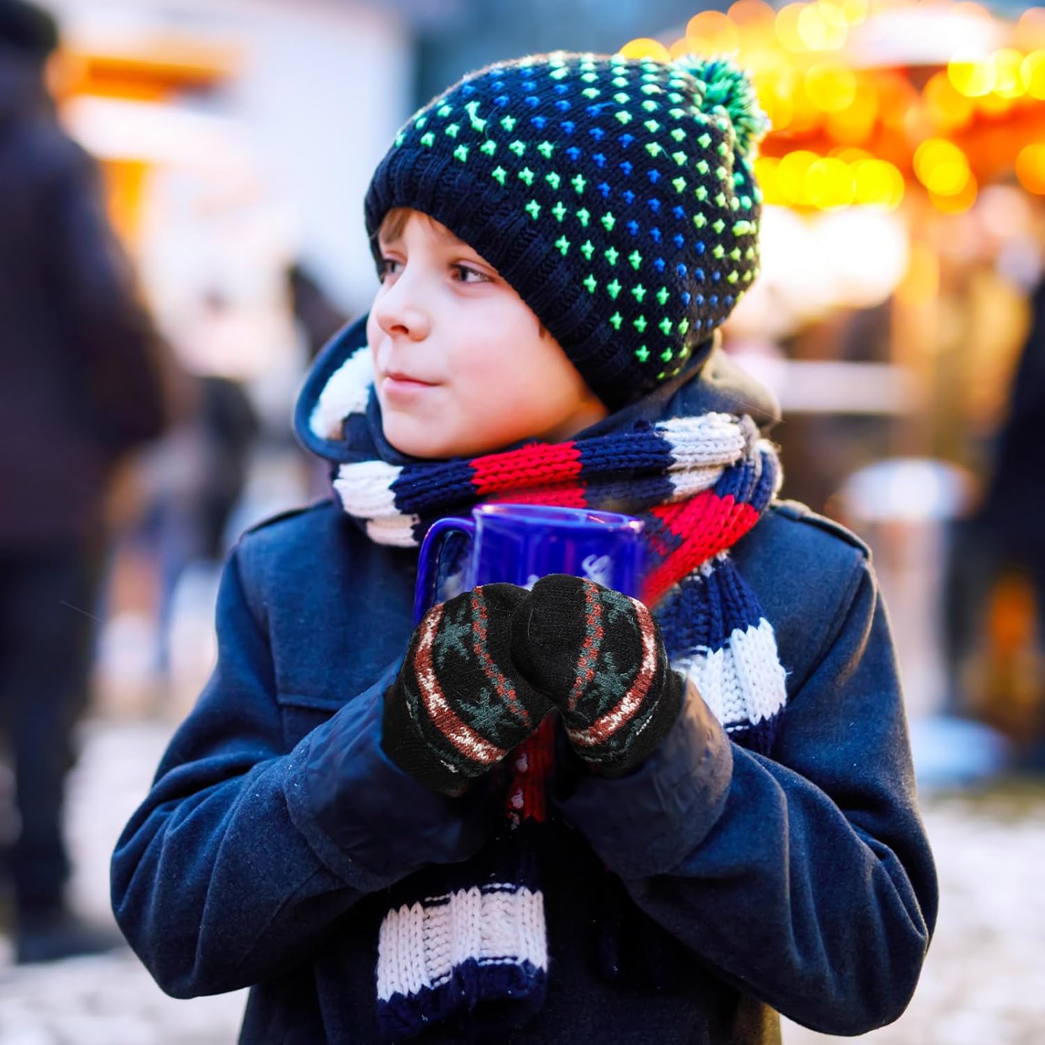 Winter Kids Gloves for Toddlers 2-6