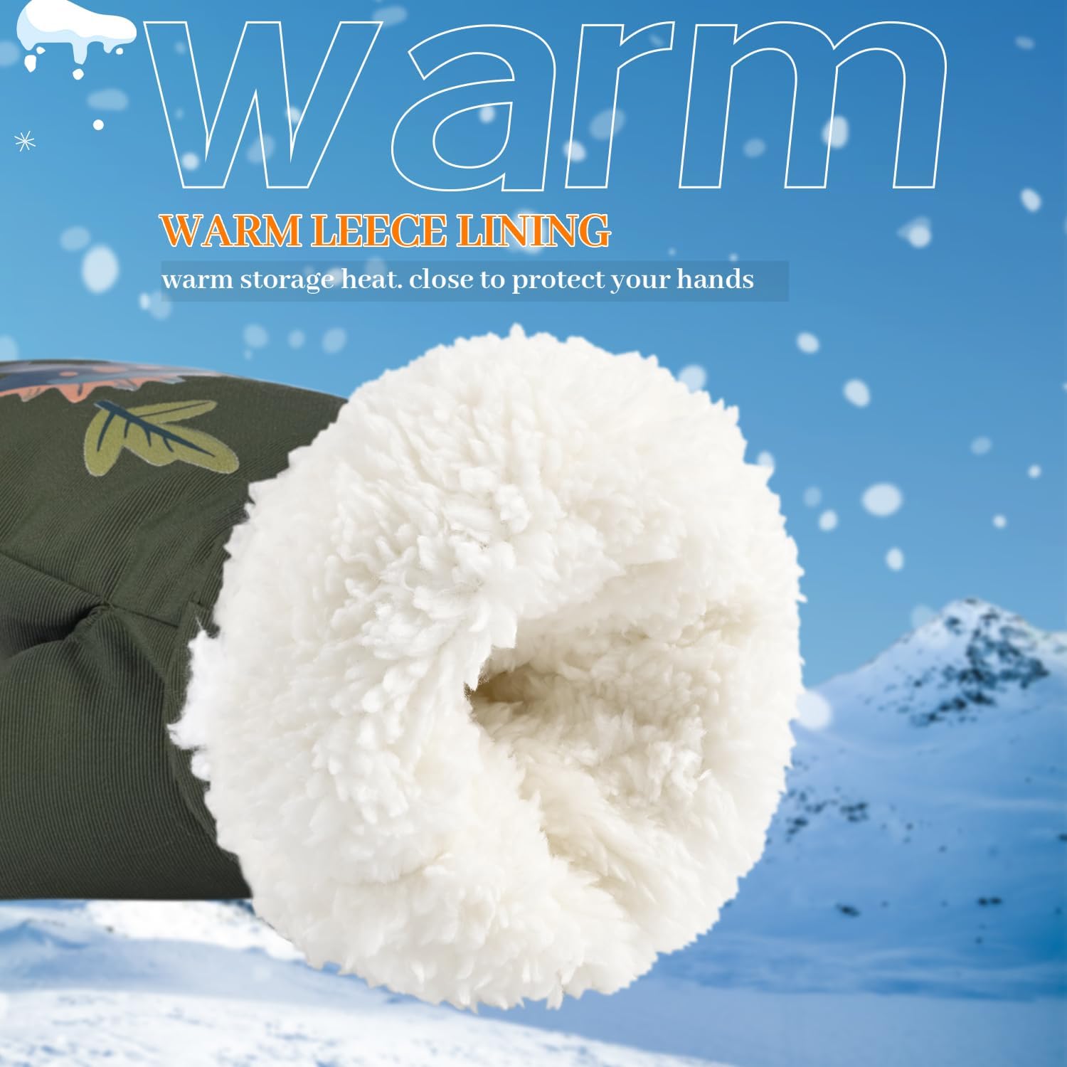 BUCAUM Baby Toddler Mitten Gloves Soft Warm and Waterproof - for Kids