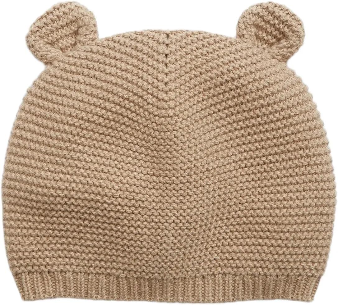 Knit Garter Hat for Babies