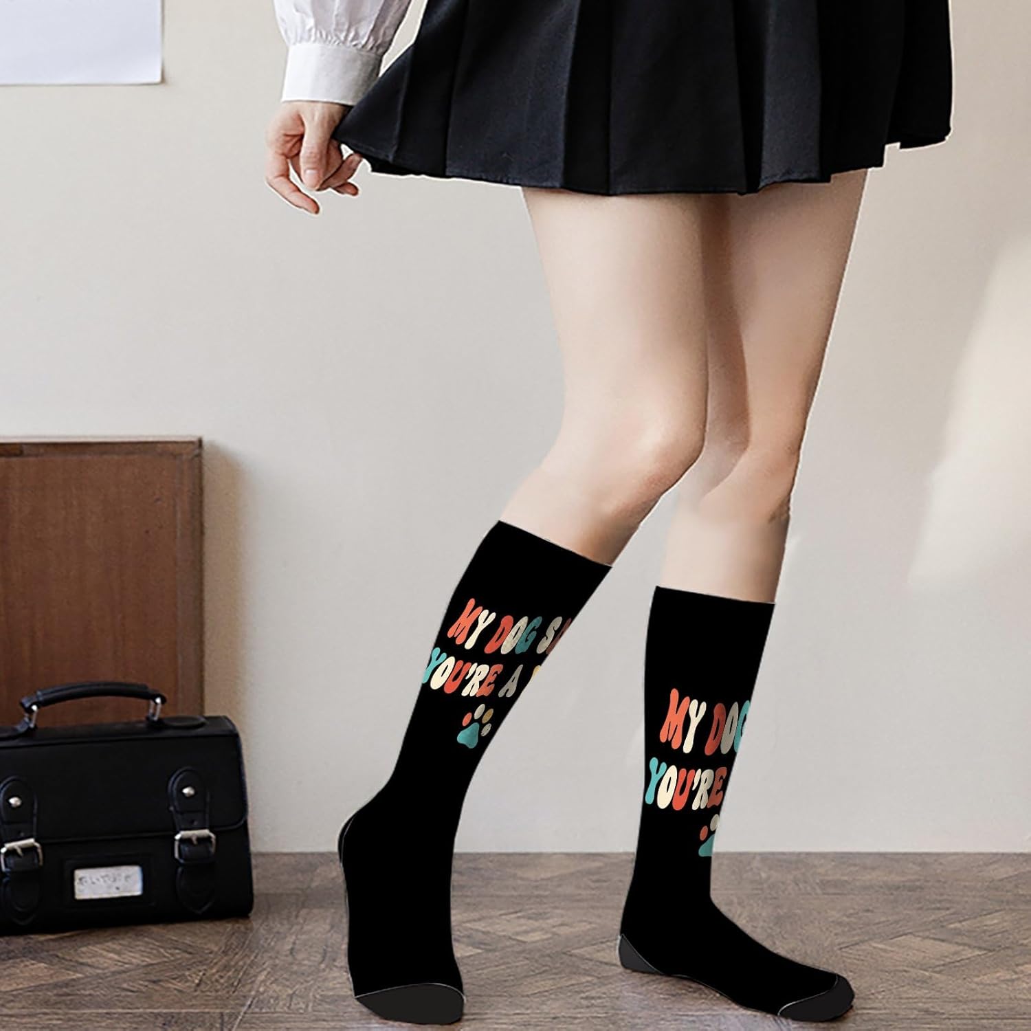 My Dogs Said Youre A Hoe Hilarious Knee Length Socks for Men