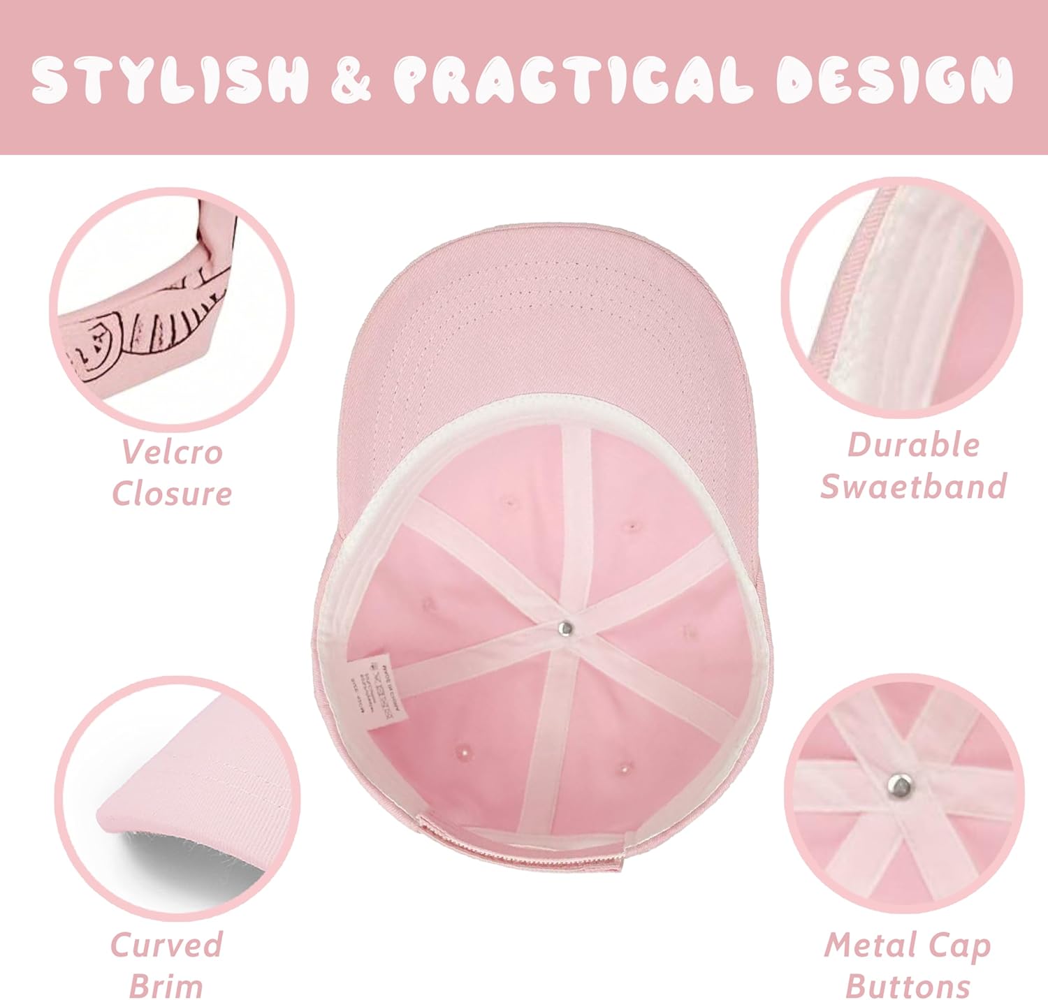 Adjustable Toddler Baseball Hat