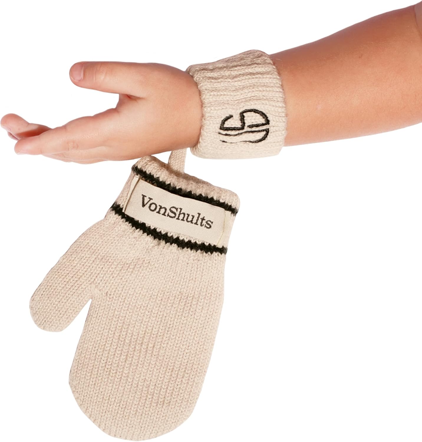 Cute Merino Wool Gloves for Kids Toddlers