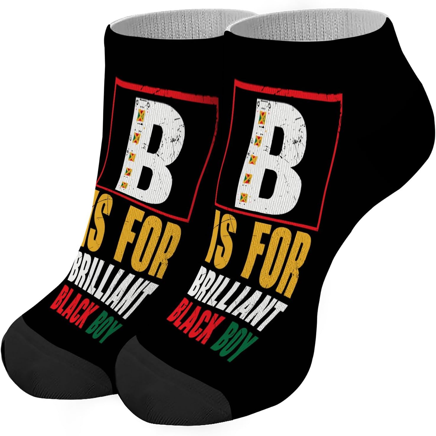 B Is for Brilliants Black History Month Kids Socks