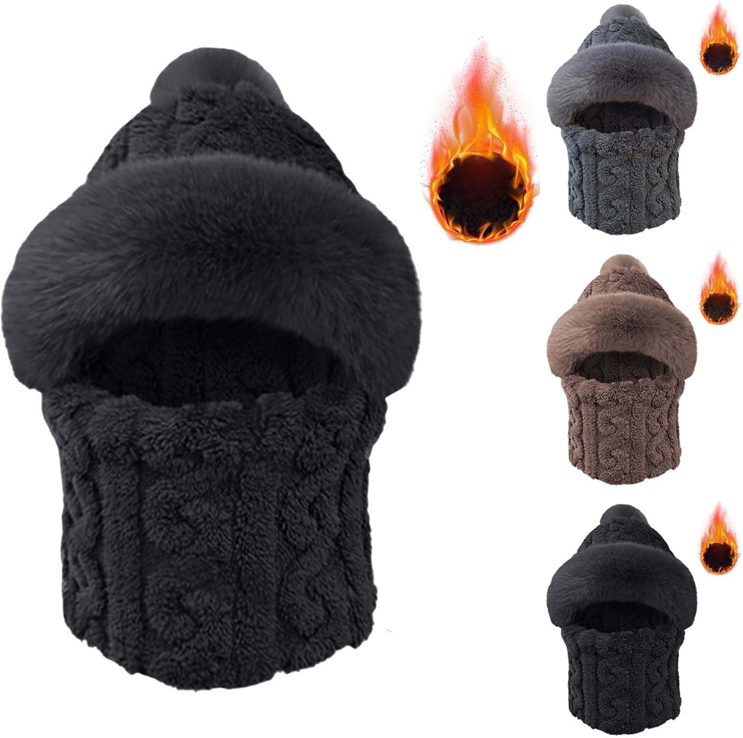 Warm Stylish Winter Beanie Hats for Men Women