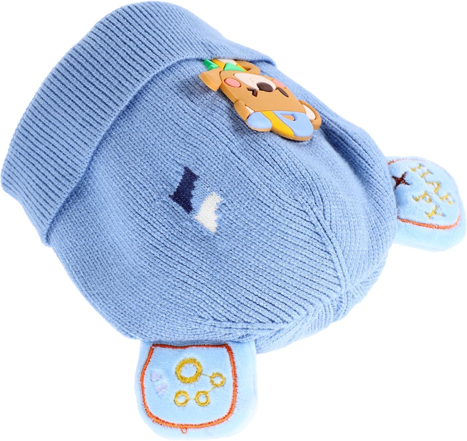 Cute Bear Knitted Hat for Boys Autumn Winter