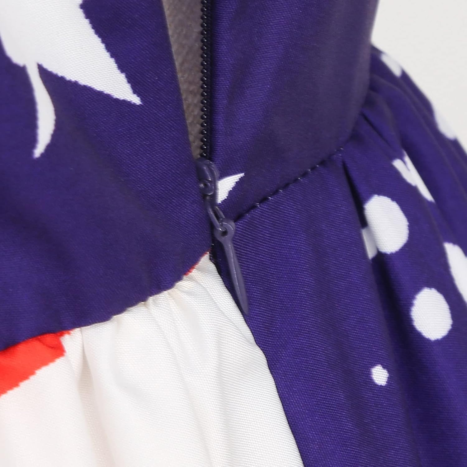 Patriotic Red White and Blue Mini Dress for Women