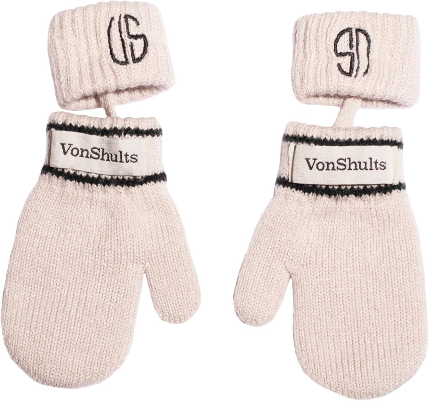 Warm Stylish Merino Wool Winter Gloves for Kids Toddlers