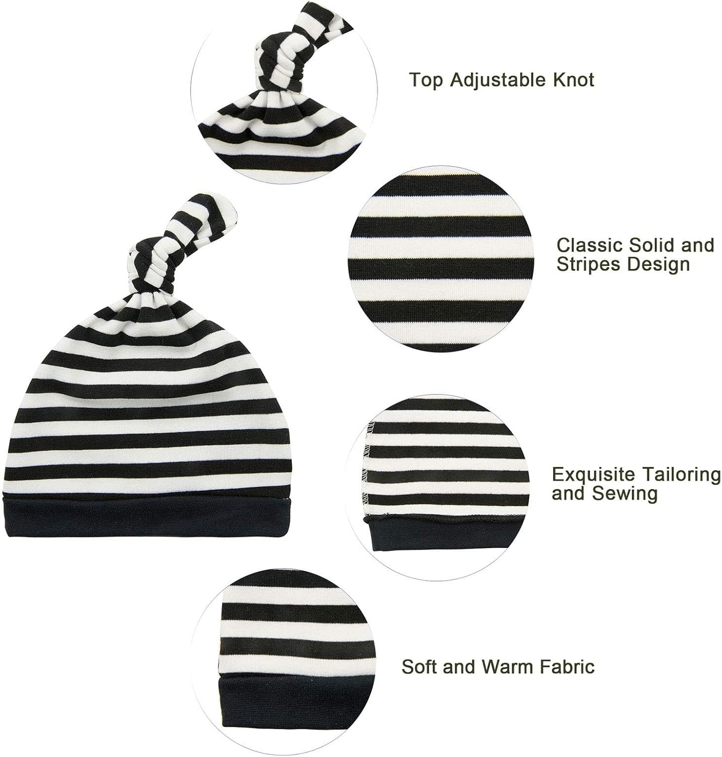 American Trends Newborn Baby Hat Set