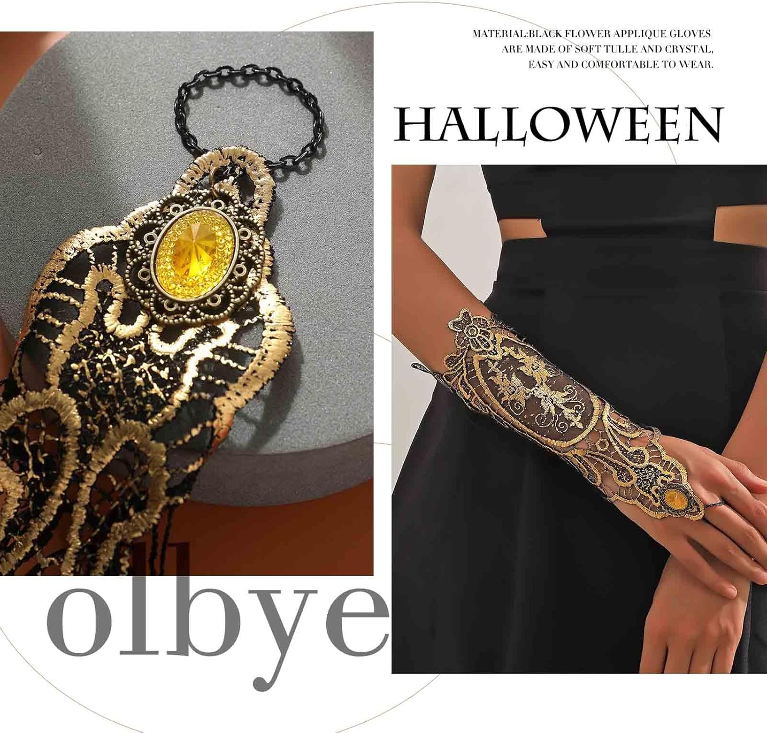 Steampunk Gothic Gloves for Women