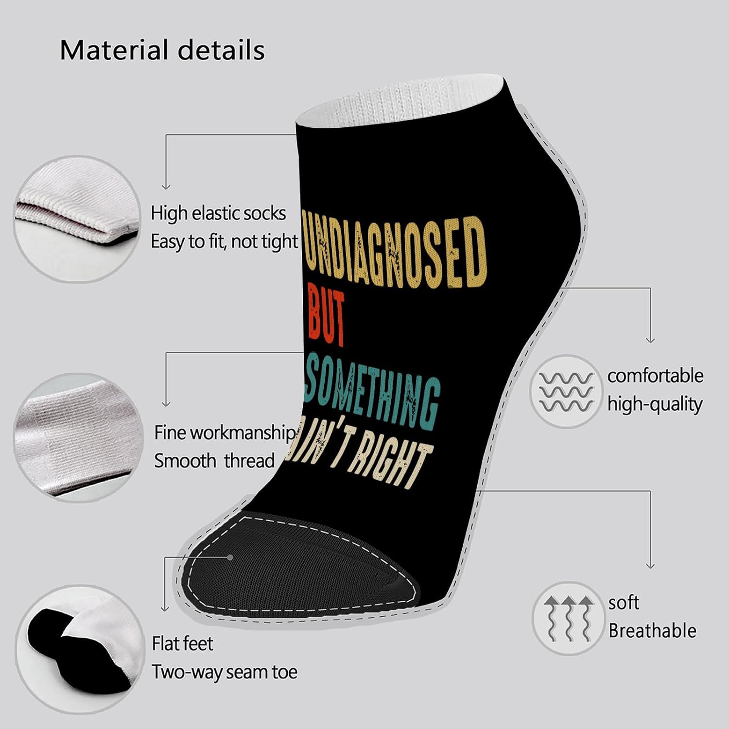 Funny Socks for Men Insane-for-You Socks