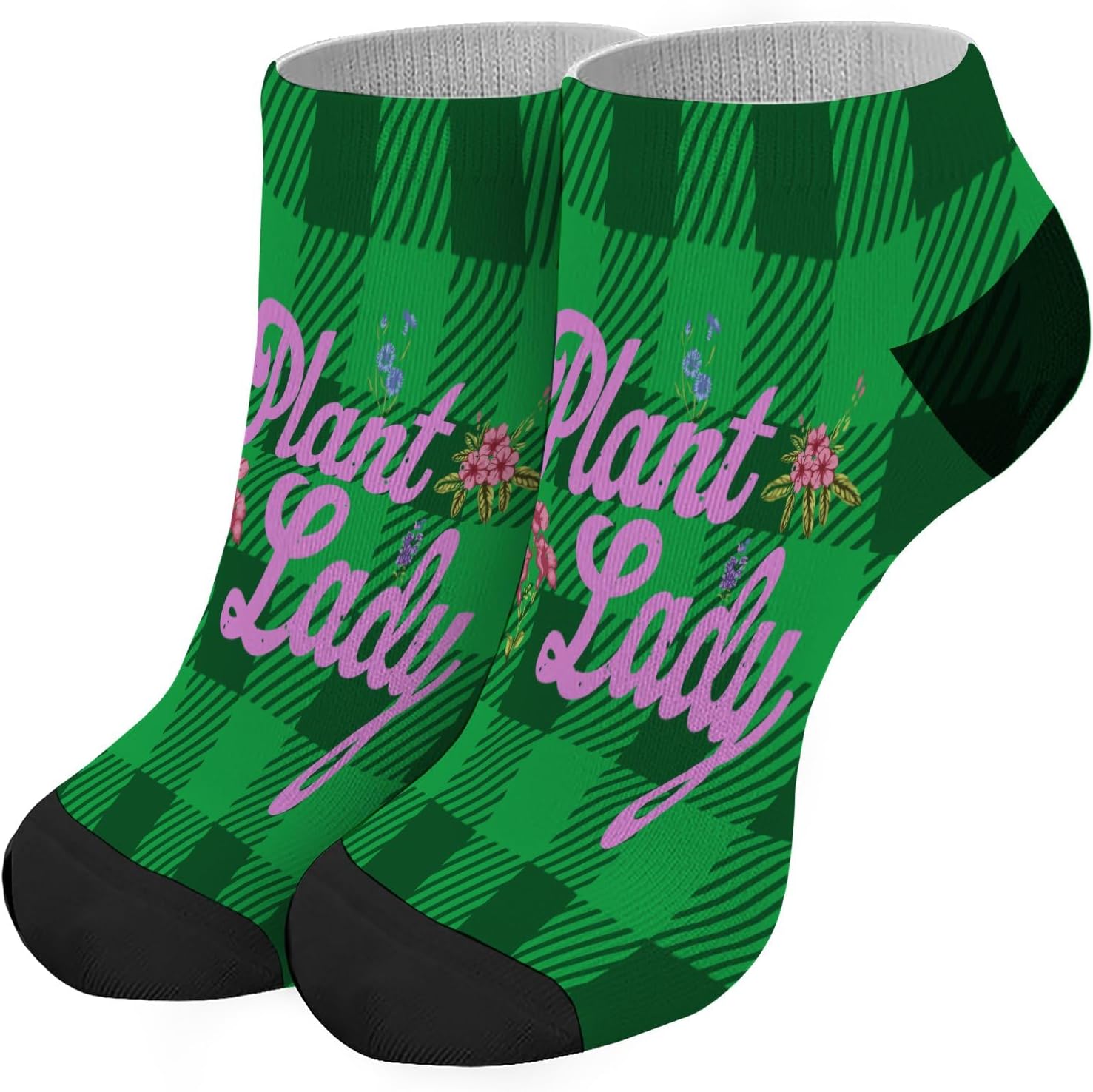 Plant Lady Mens Ankle Dress Socks Unique Design Comfortable and Perfect Gift