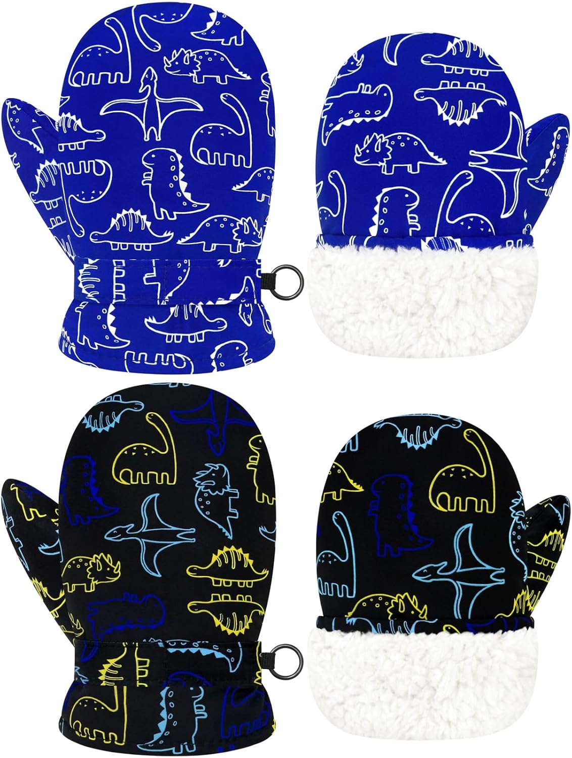 Sarfel Waterproof Toddler Mittens Warm Durable Winter Gloves for Kids