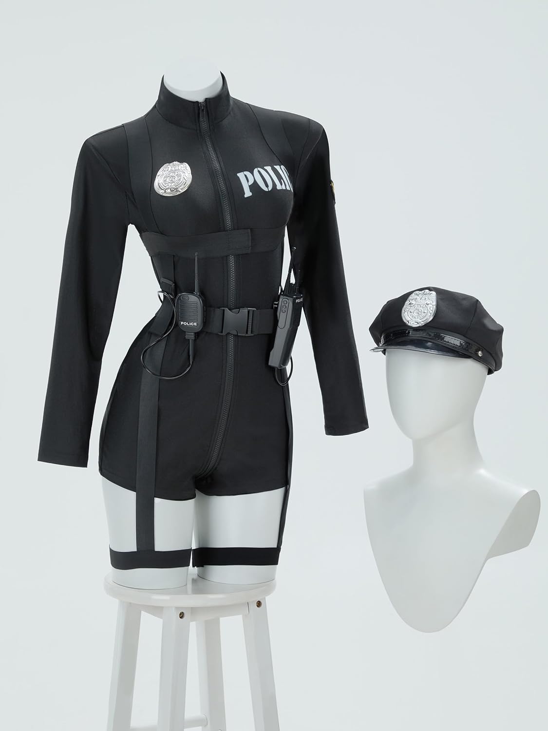 HAIKYUU Sexy Cop Costume Set Women UK Halloween Party Outfit