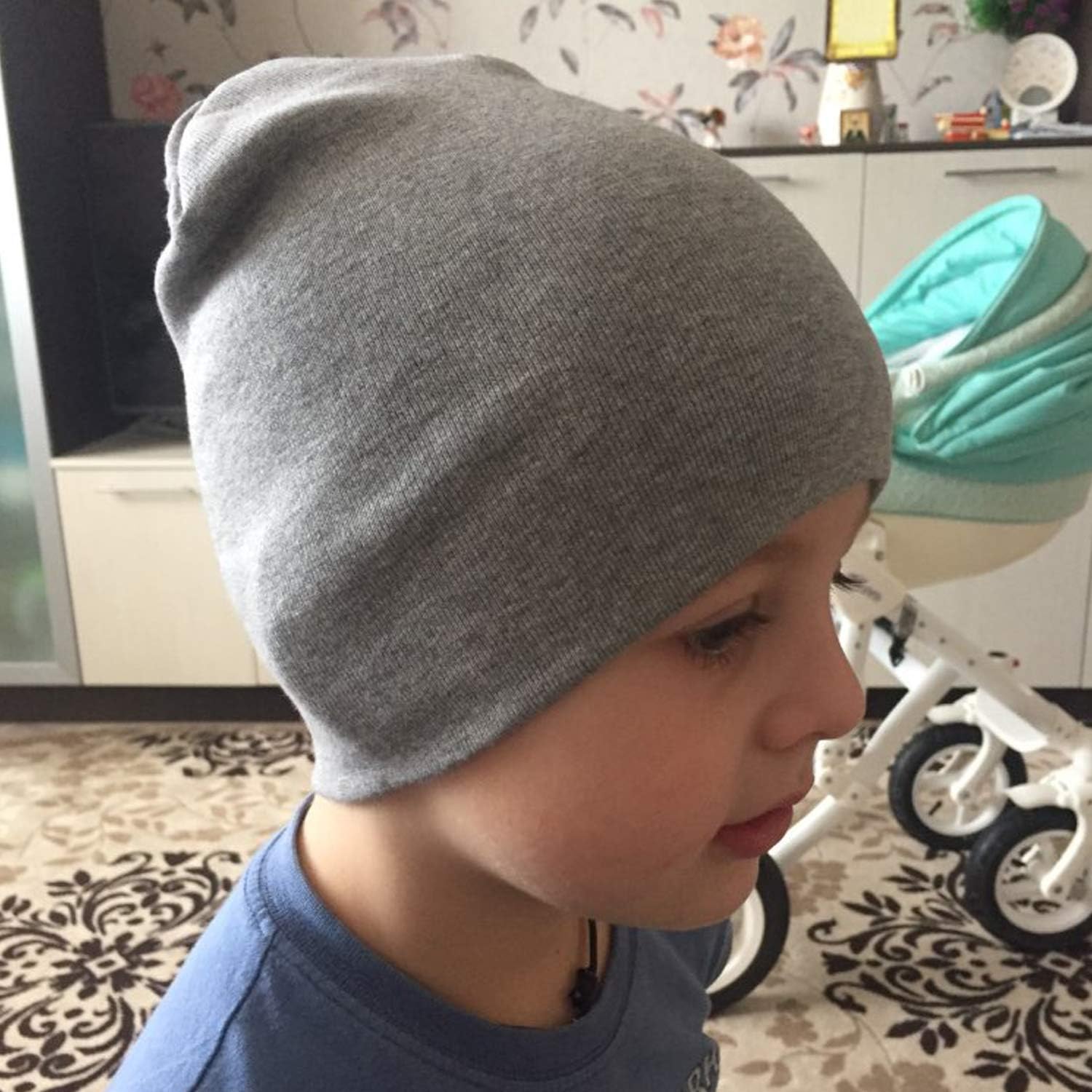 DRESHOW BQUBO 4-Piece Baby Beanie Set - Soft and Warm for Babies