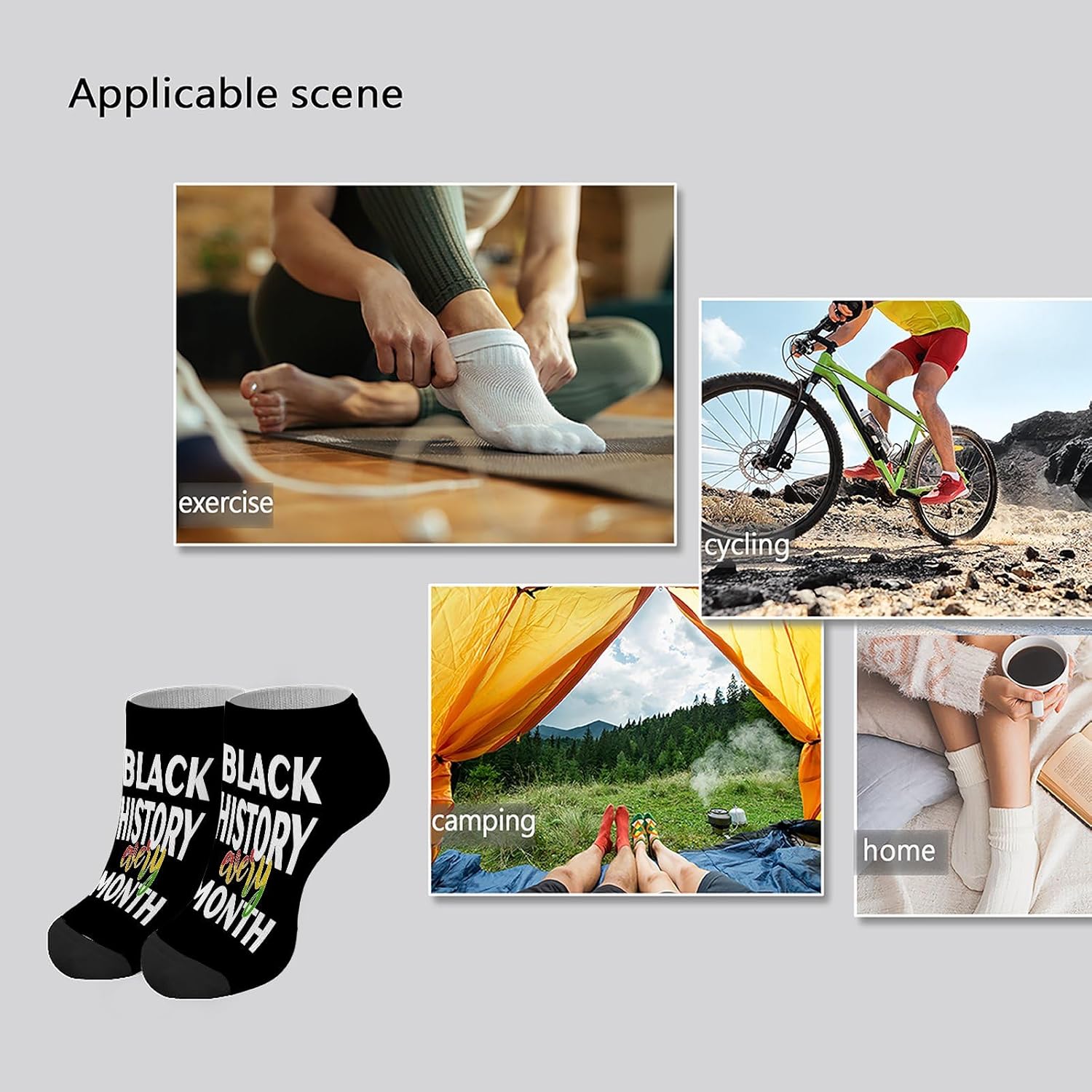 B Is For Brilliants Black Historys Month Toddler Boys Athletic Socks