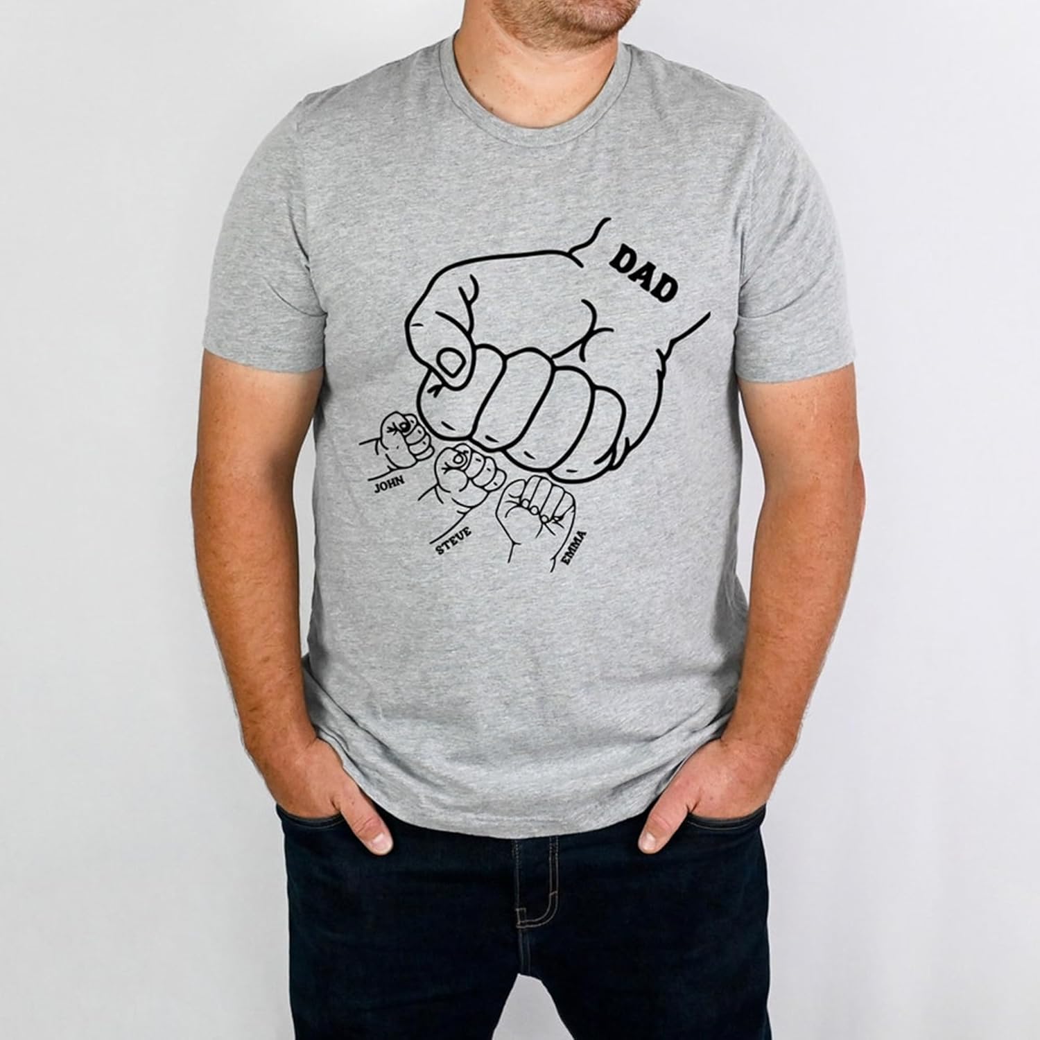 Personalized Dads Day T-Shirt Gift