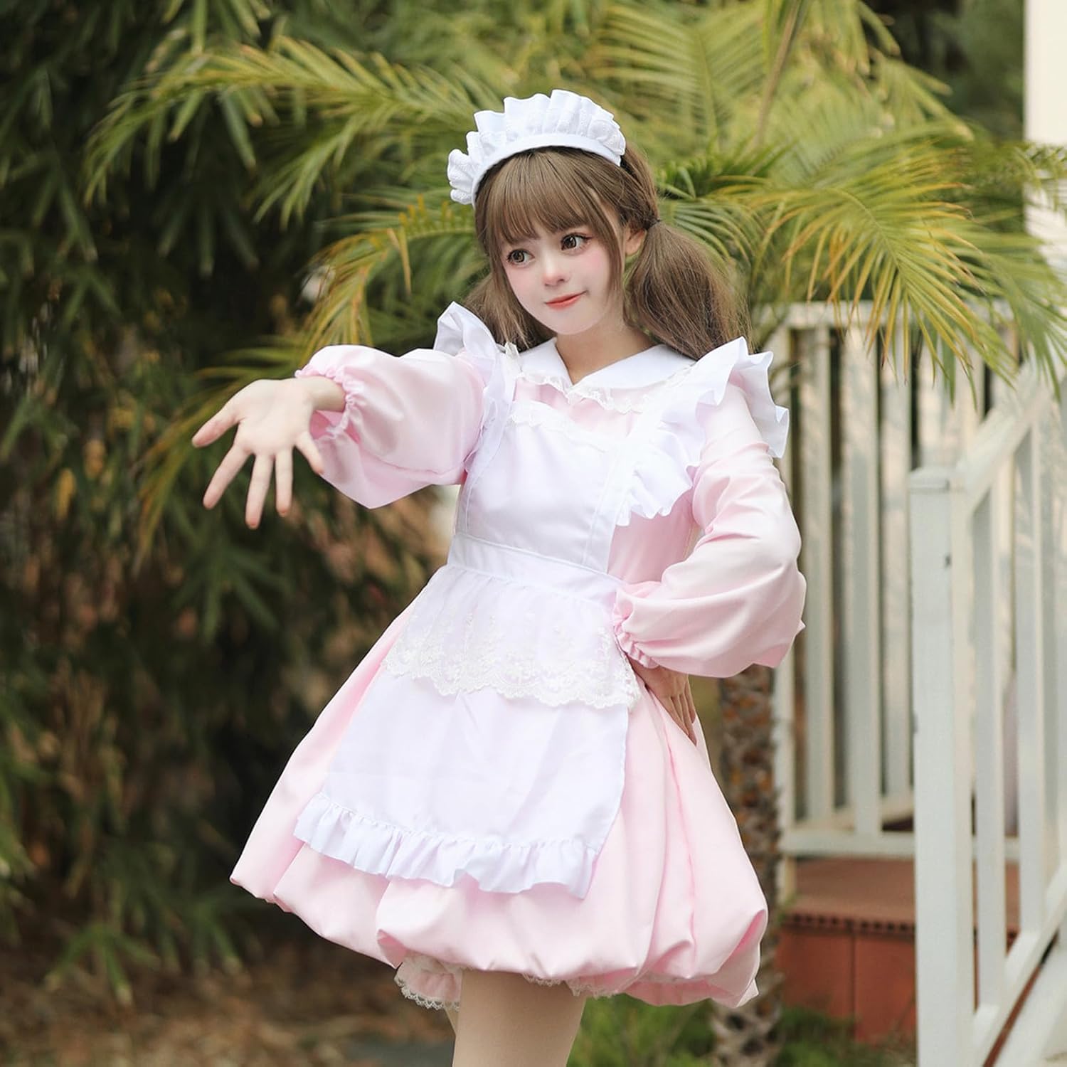 French Maid Apron Dress for Women - Anime Lolita Fancy Costume