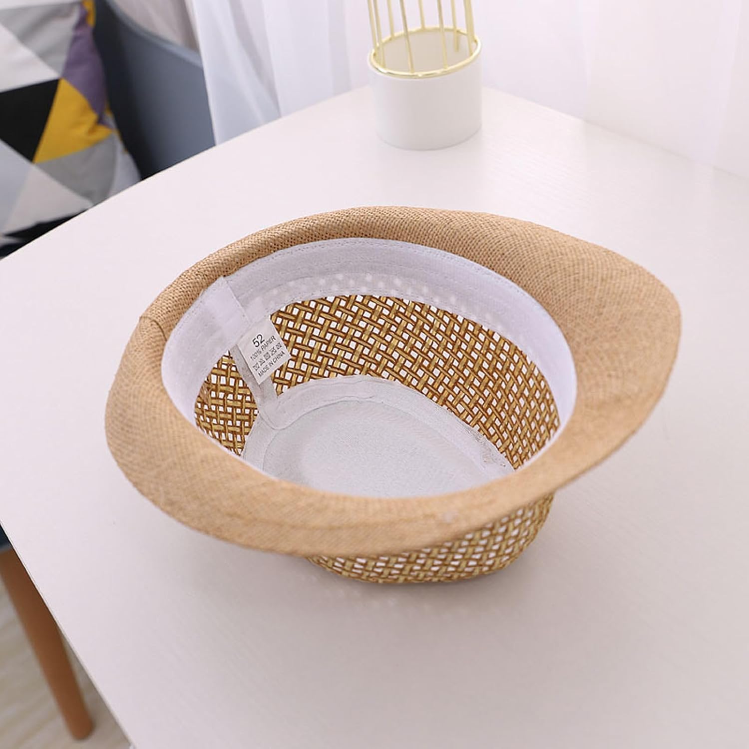 Fun Reliable Sun Protection for Kids UPF 50 Cowboy Straw Hat